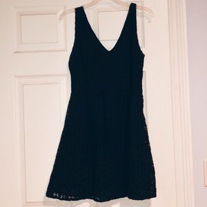Black Flower Dress